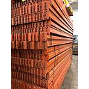 [interb144] Racking Beam Teardrop Used 144''L x 5&quot;H x 1.5''W Rolled-in-step 1.5/8&quot; Base Beam Old-Style